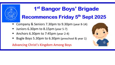 BB Recommences Fri 5th Sept 2025